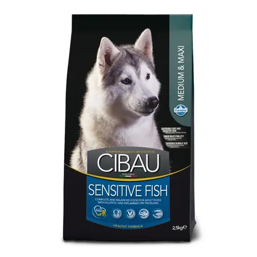 Farmina Cibau Adult Medium Und Maxi Sensitive Fisch 12 Kg von Farmina