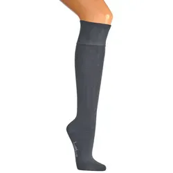 FussFreunde Kniestrümpfe 2 Paar Bambus-Kniestrümpfe, Damen & Herren, superweich, atmungsaktiv grau 35-38