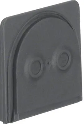 Berker 18033515 Leitungseinführung für 2 Leitungen, W.1, grau matt