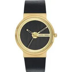 ADORA AD8427 Herrenuhr - Elegante Quarzuhr mit Leder- und Edelstahl-Design - Armbanduhren, 5 Bar wasserdicht, kombiniert edles Leder mit robustem Edelstahl für stilvolle Trageerfahrung.
