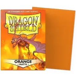 Dragon Shield: Orange - Matte Sleeves - Standard Size