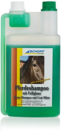 SCHOPF 301219 Pferde, Shampoo mit Fellglanz, 1 l