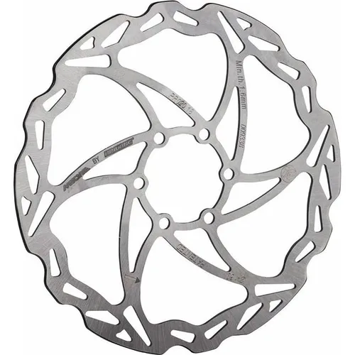 Miche Bremsscheibe MTB 180 mm, Wave Shape - Hochwertige Bremsscheibe für Mountainbikes, Ø 180 mm, sorgt für optimale Bremsleistung und kontrollierte Fahrten auf jedem Terrain.