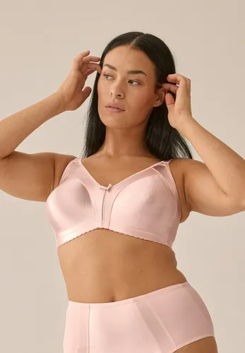 Naturana BH Heritage Minimizer Soft Bra - Hellrosa, B 75 für Damen - Funktionsunterwäsche mit optischem Brustverkleinerungseffekt um bis zu eine Körbchengröße. Elegantes Satin-Finish und bequeme Passform für den täglichen Gebrauch.