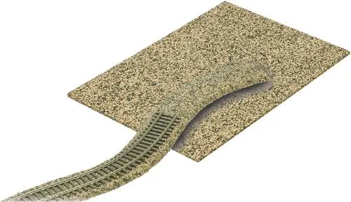 Busch 7502 H0 Schotterbettung (L x B x H) 300 x 200 x 4mm von Busch