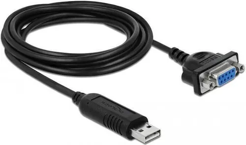 DeLOCK USB-Kabel 1,8 m - Seriell USB (M) bis DB-9 (W) - USB-Kabel & Adapter, ideal für die Verbindung von modernen Geräten mit RS-232-Schnittstelle und sorgt für eine zuverlässige Datenübertragung.