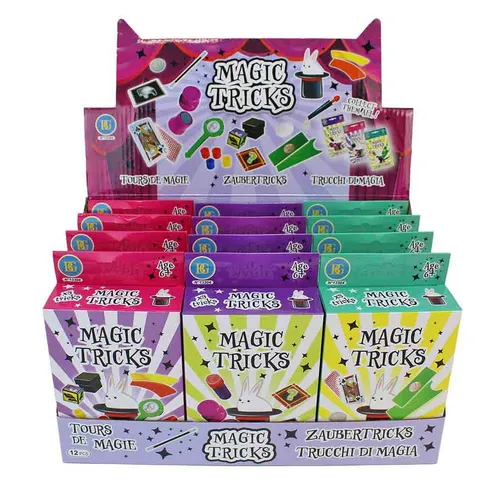 B&G INTERNATIONAL Zauberkasten Zaubertricks Kinder Sets, (12-tlg)