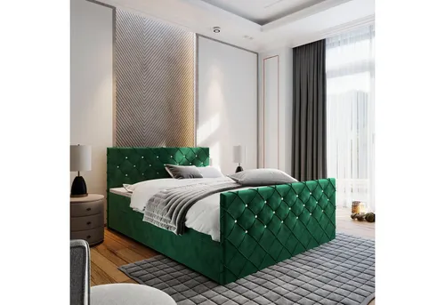 Masseno Boxbett in Grün, 180x200 cm in grün von Masseno