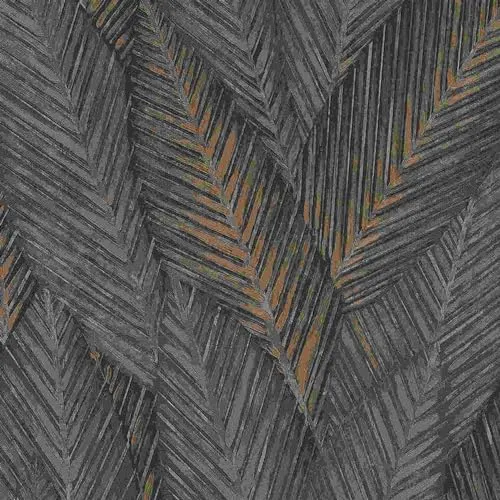 Erismann Tapete | Kollektion Martinique | 10391-11 | Vliestapete | Muster/Motive | 0.53 x 10.05 m | Braun | Wohnzimmer | Flur | Büro | Küche | Wohnräume