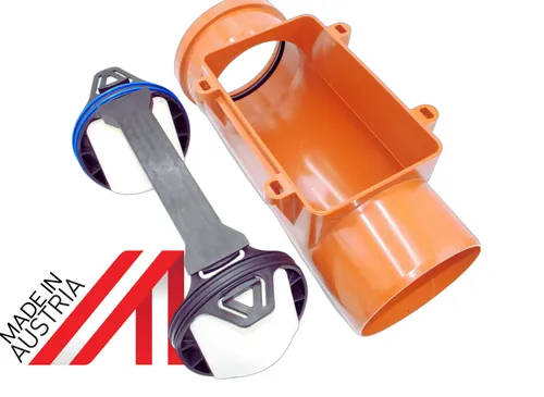 Adeva Rückstauklappe zum nachträglichen Einbau, Rückschlagklappe zum Nachrüsten