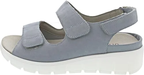 Waldläufer Sandaletten Gr. 5½ - Bequem und stylish in Blau - Wanderschuhe mit herausnehmbarer Ledersohle, ideal für lange Spaziergänge und höchsten Tragekomfort.