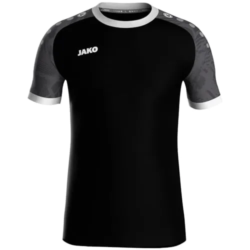 JAKO Iconic Trikot Unisex - Nachhaltiges Sport Shirt Kurzarm aus 100% recyceltem Polyester, Feuchtigkeitstransportierend