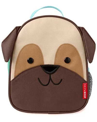 Skip Hop Mini Zoo Rucksack Pug mit Sicherheitsgurt - Kindertaschen mit abnehmbarer Sicherheitsleine, ideal für Kleinkinder von 12 bis 36 Monaten, sorgt für Sicherheit beim Erkunden und ist perfekt für den Kindergarten.
