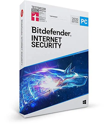 Bitdefender Internet Security 2025 für 10 Geräte - 3 Jahre - Security-Suiten mit umfassendem Schutz vor Online-Bedrohungen, inklusive mehrstufigem Ransomware-Schutz und sicherem VPN für anonymes Surfen.