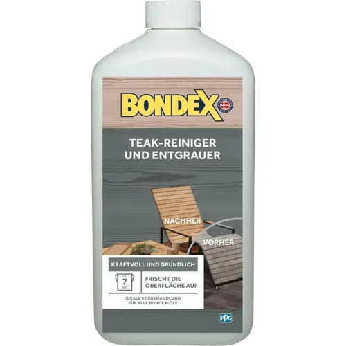 Produktbild BONDEX Teakmöbel-Entgrauer 1 L Farblos IntNr. 4162-900-11