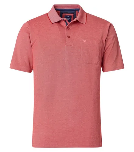 Redmond Poloshirt rot L - Klassisches Poloshirt in leuchtendem Rot, ideal für Freizeit und Alltag. Hergestellt aus einer hochwertigen Baumwoll-Mischung für hohen Tragekomfort und eine gerade Passform. Mit einer praktischen Brusttasche.
