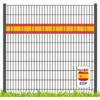 zaunzu Sichtschutz Fanartikel Spanien für Doppelstabmatten Akzentstreifen