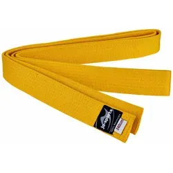 Ju-Sports Stoffgürtel Budo gelb 260 cm von Ju-Sports