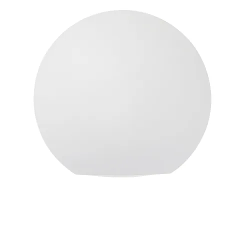 Brilliant AG Wandleuchte weiß Alu-Druckguss Glas 8,8 cm nicht Dimmbar