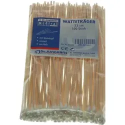 Wattestäbchen Holz 23 cm mit Wattekopf 100 St