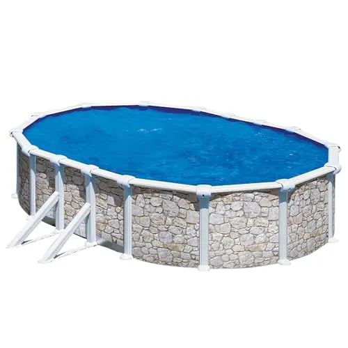 SUMMER FUN Ovalpool Classic 375x610 cm mit verzinkter Stahlwand
