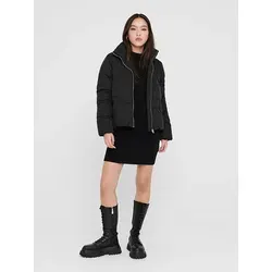 JDY Steppjacke in Schwarz - XL - Funktionsjacken mit Stehkragen, Reißverschluss und praktischen Eingrifftaschen für optimalen Komfort und Stil.