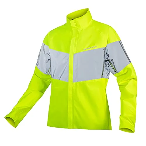 Endura Funktionsjacke mit Verstecktem Saumverstellsystem - Übergangsjacke in Neon Yellow, sportlich geschnitten mit verstecktem Saumverstellsystem für optimalen Tragekomfort.