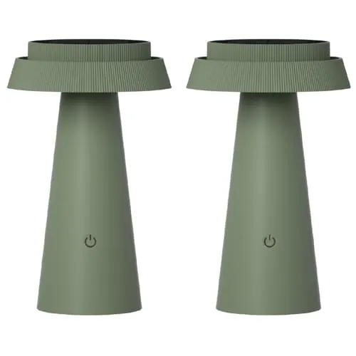Luxus Drahtlos Tischlampe Solar Mambo in grün von Luxus
