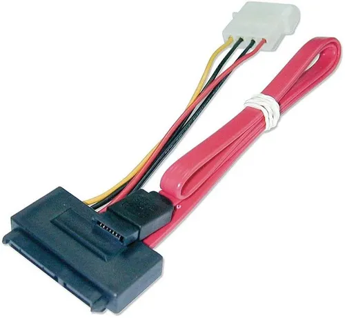 LINDY 0,3 m SATA Kabel – Kombinierter Daten & Power, interne, 33364