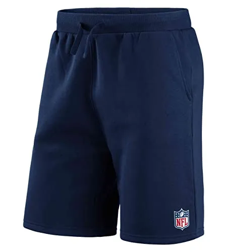 Fanatics NFL Shield Primary Logo Graphic Sweat Shorts Blau M - Kurze Sporthosen mit dem offiziellen NFL Shield Logo, perfekt für Sport und Freizeit, aus hochwertigem Material für optimalen Tragekomfort.