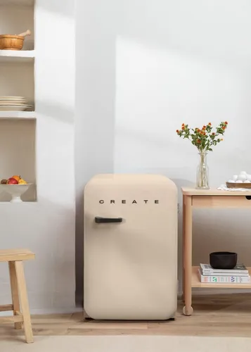 CREATE / RETRO FRIDGE 83.5 BLACK