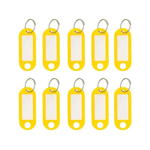 WEDO Schlüsselanhänger gelb, 10 St. in gelb von Wedo