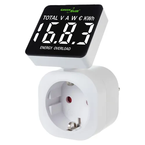 Green Blue Strommessgerät – Digitaler Wattmeter für präzise Energieüberwachung