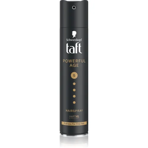 Schwarzkopf Taft Powerful Age Haarspray 250 ml - Extra starker Halt - Frisierprodukte: Das Haarspray bietet extra starken Halt und schützt Ihre Frisur vor Wind und Feuchtigkeit, ohne Rückstände zu hinterlassen.