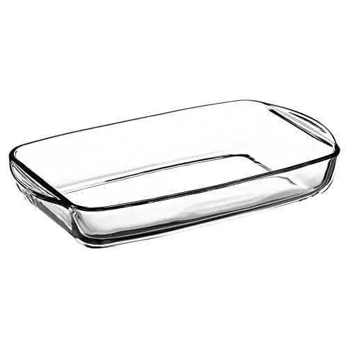 Dajar Ambition Auflaufform Glas Backofen 29 x 19 cm Excellent rechteckige Glasform mit Griffen spülmaschinengeeignet