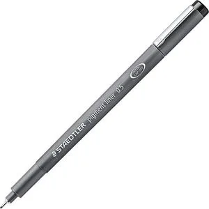 Staedtler Fineliner pigment liner, 308 05-9, Strichbreite 0,5 mm, schwarz