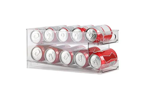 VOSSBACH Aufbewahrungsbox Kühlschrank Dosen Organizer Dosenspender Dosenhalter Getränkehalter (1 St), für 250ml/330ml Getränkedosen