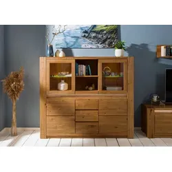 Highboard KENT aus Wildeiche 163x40x142 – modern und funktional