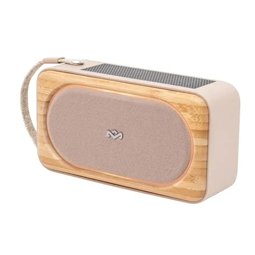 Marley House of Roots Solar Bluetooth Lautsprecher – Tragbarer Mini Speaker für Outdoor & Reisen