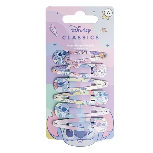 6x Lilo und Stitch Haarspangen Haarclip Haarklammern