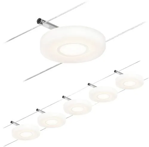 Paulmann 94426 Seil-Komplettsystem LED Chrom (matt) von Paulmann