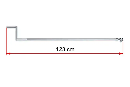 Fiamma Standard Kurbel 123 für F45S F65S F80S - Praktische Kurbel für Wohnmobile, sorgt für eine einfache Handhabung von Markisen und ist ideal für Camping und Outdoor-Aktivitäten.