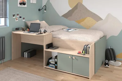 Parisot Hochbett Jade in Grün in grün von Parisot