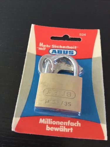 Abus Vorhangschloss Vorhängeschloss aus Messing 55/35,