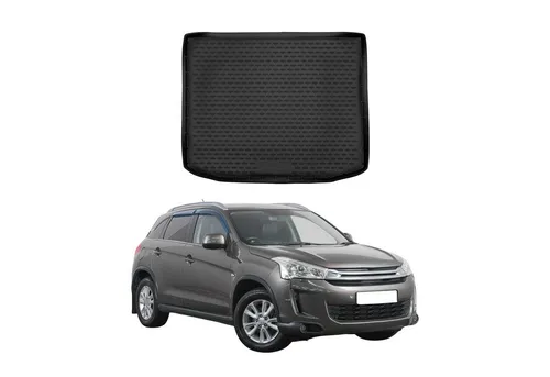OMAC Kofferraummatte für Citroen C4 Aircross 2012-2017 - Fahrzeugspezifische Kofferraummatte aus umweltfreundlichem TPE, wasserdicht und rutschfest für optimalen Schutz und einfache Reinigung. Ideal für die Pflege des Innenraums.