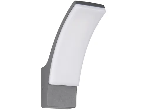 Moderne Außenwandleuchte aus Aluminium - anthrazit, 1650 Lumen LED - Lampen: Robuste Außenwandleuchte aus Druckguss-Aluminium in anthrazit mit 1650 Lumen Helligkeit und 30.000 Stunden Lebensdauer – ideal für dauerhafte, wartungsfreie Beleuchtung.