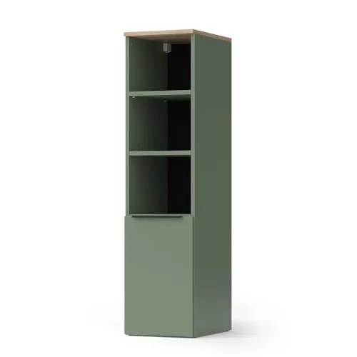 Vicco Aktenschrank Wido in Grün/Sonoma, 30.2 x 120 cm