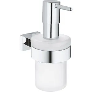 Grohe Essentials Cube Seifenspender 40756001 in silber von GROHE
