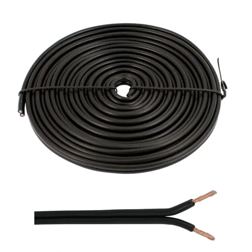 5m Lautsprecherkabel 2x 4mm² Schwarz Audiokabel Boxenkabel von Seki