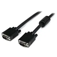 StarTech.com Monitor-VGA-Video-Koaxialkabel für hohe Auflösung - HD15 auf HD15 Stecker/Stecker - VGA-Kabel - HD-15 (M) - HD-15 (M) - 2,0m - geformt - Schwarz (MXTMMHQ2M)